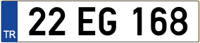 Truck License Plate